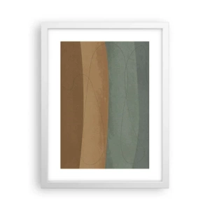 Poster in einem weißen Rahmen - Horizontale Komposition - 30x40 cm