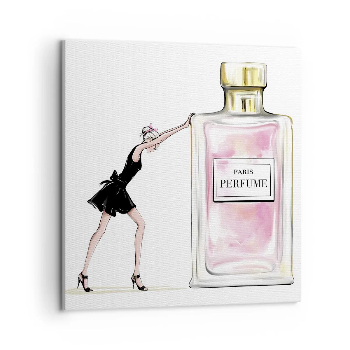 Bild auf Leinwand - Leinwandbild - Essenz der Weiblichkeit - 50x50 cm