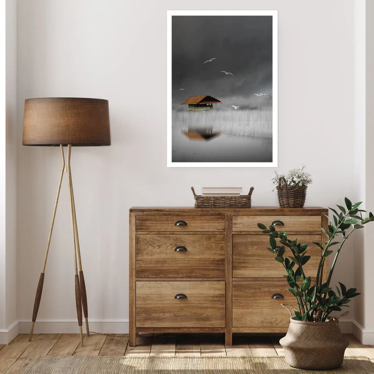 Poster - Schutz vor Regen - 40x50 cm
