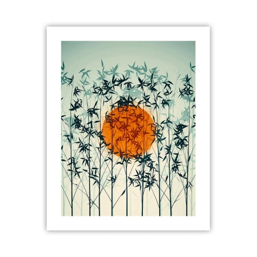 Poster - Japanische Sonne - 40x50 cm