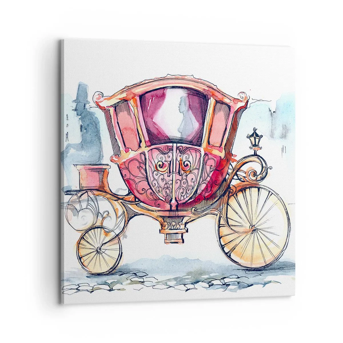 Bild auf Leinwand - Leinwandbild - Zur Hochzeit oder zum Abschlussball? - 60x60 cm