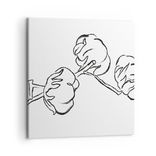 Bild auf Leinwand - Leinwandbild - Baumwolldaunen - 60x60 cm