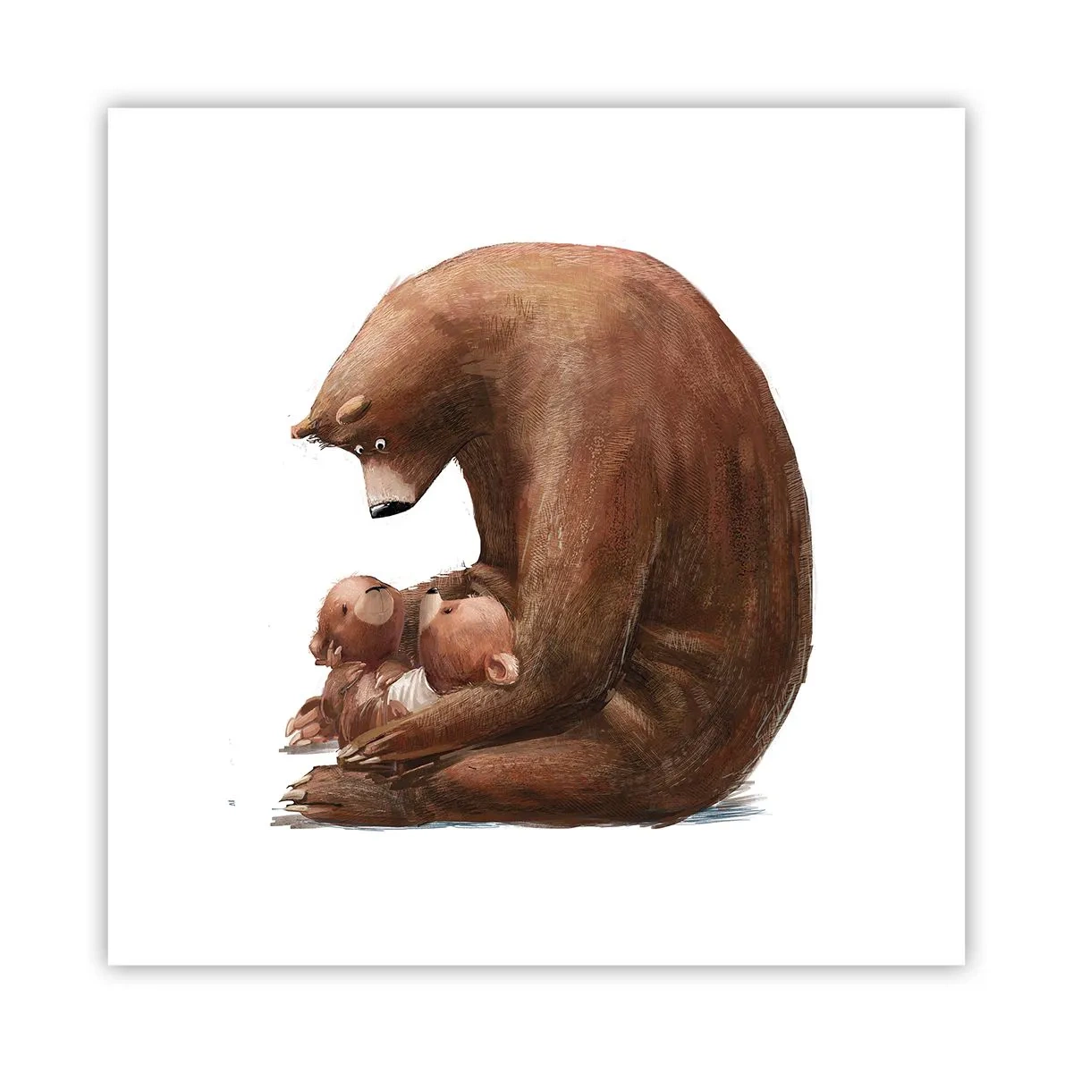 Poster - Süße Träume, Kinder - 40x40 cm