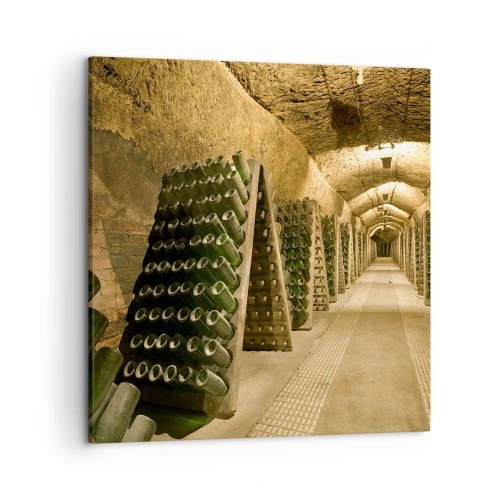 Bild auf Leinwand - Leinwandbild - Die Geburt des Geschmacks - 50x50 cm