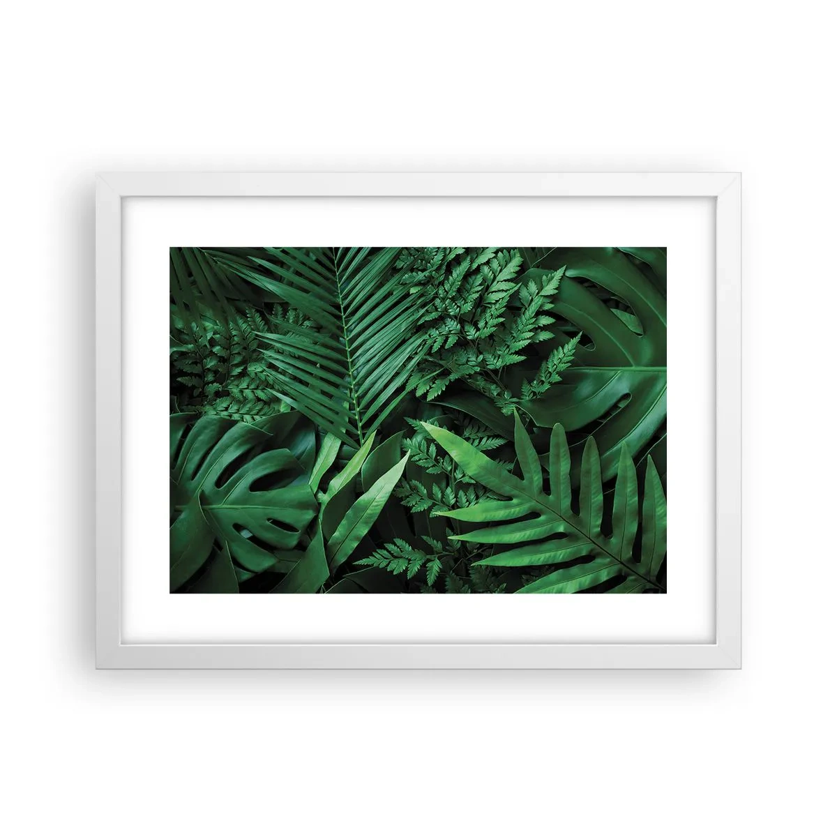 Poster in einem weißen Rahmen - Eingebettet ins Grüne - 40x30 cm