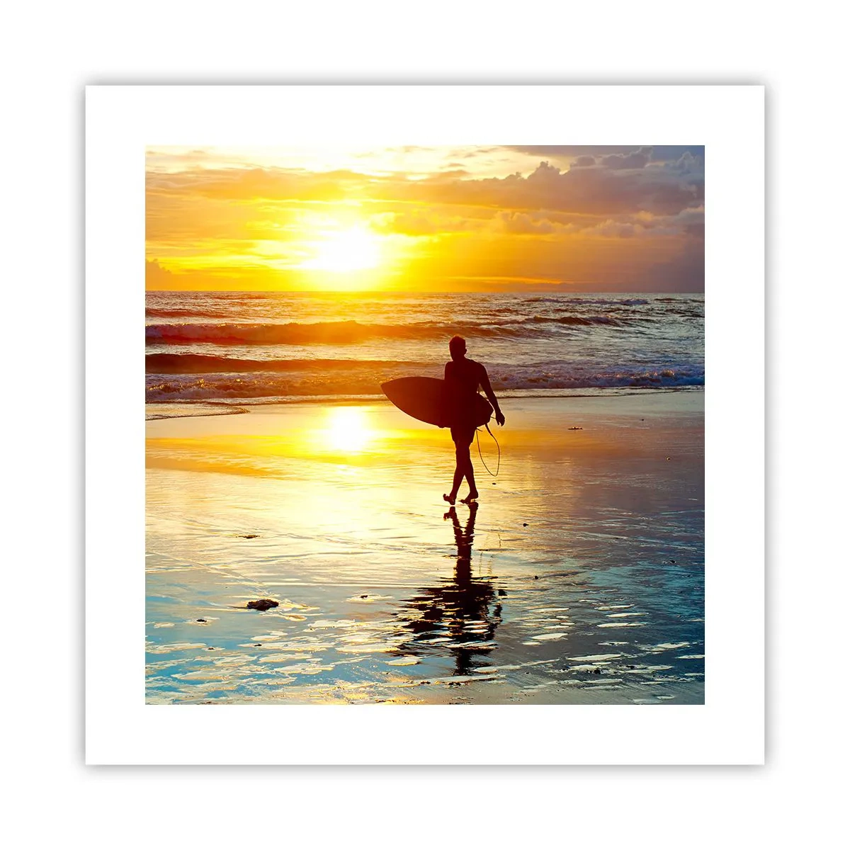 Poster - Die Rückkehr des Kriegers - 40x40 cm