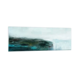 Glasbild - Bild auf glas - Nautische Abstraktion - 90x30 cm