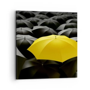 Bild auf Leinwand - Leinwandbild - Auf Wiedersehen Trauer - 70x70 cm