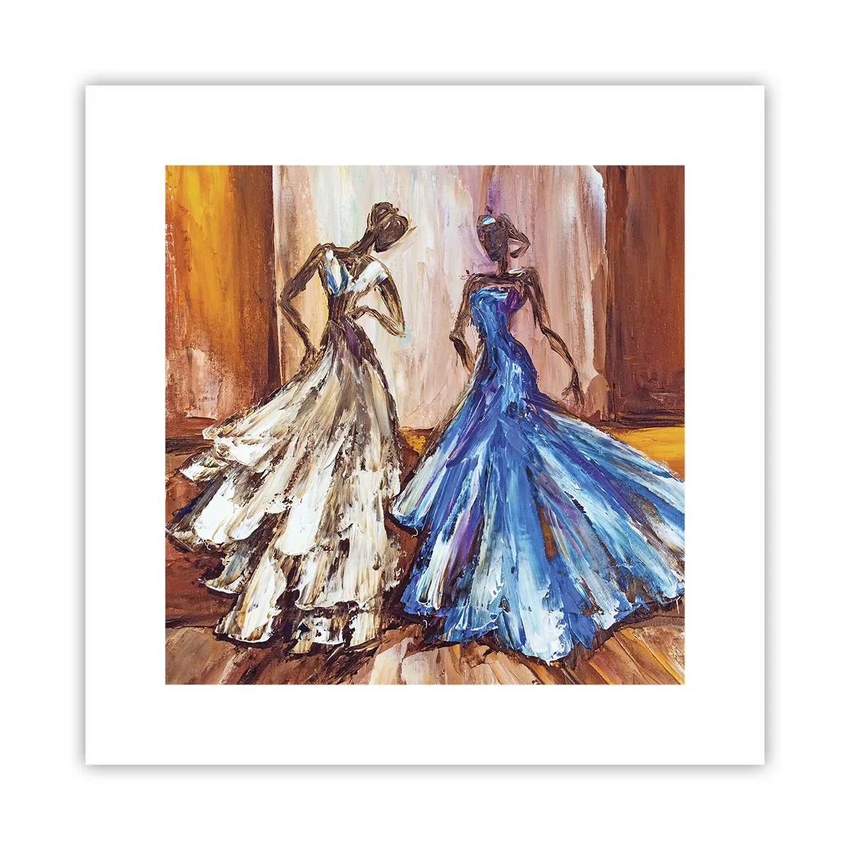 Poster - Ein dankbares Duo - 30x30 cm