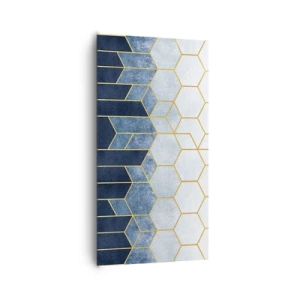 Bild auf Leinwand - Leinwandbild - Komposition im synkopischen Rhythmus - 65x120 cm