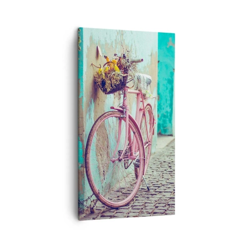 Bild auf Leinwand - Leinwandbild - Ich komme gleich wieder - 45x80 cm