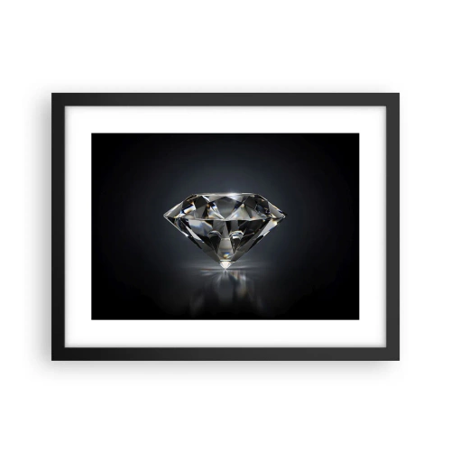 Poster in einem schwarzem Rahmen - Beste Freundin - 40x30 cm