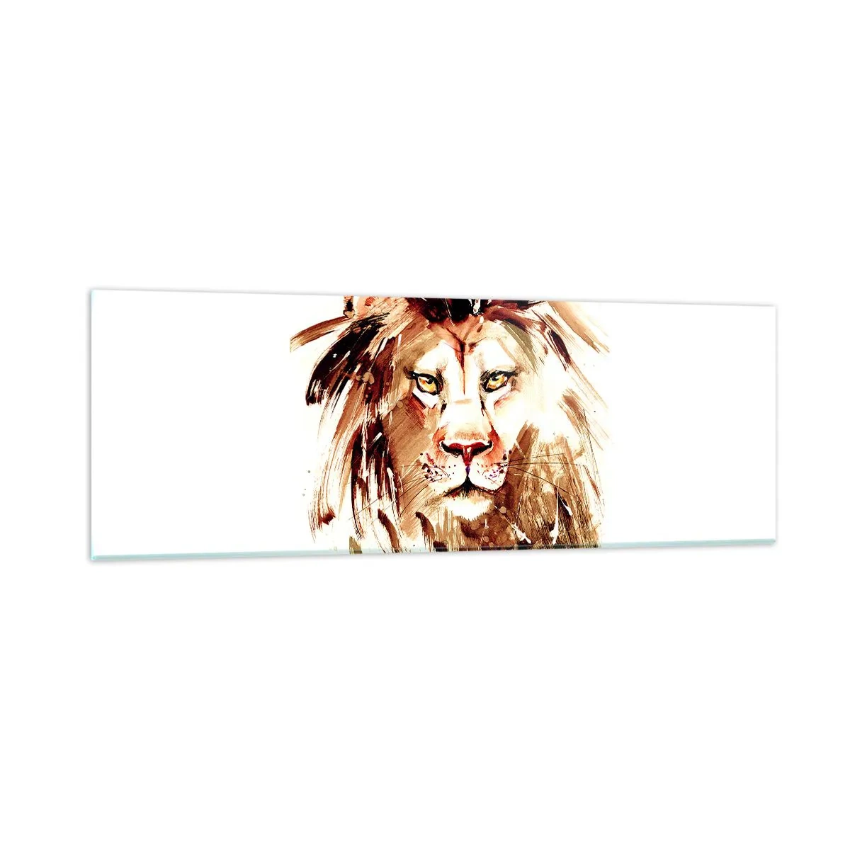 Glasbild - Bild auf glas - Stärke und Würde - 90x30 cm