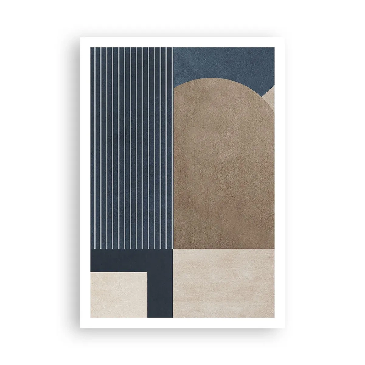 Poster - Komposition aus Einfachheit und Rundheit - 70x100 cm