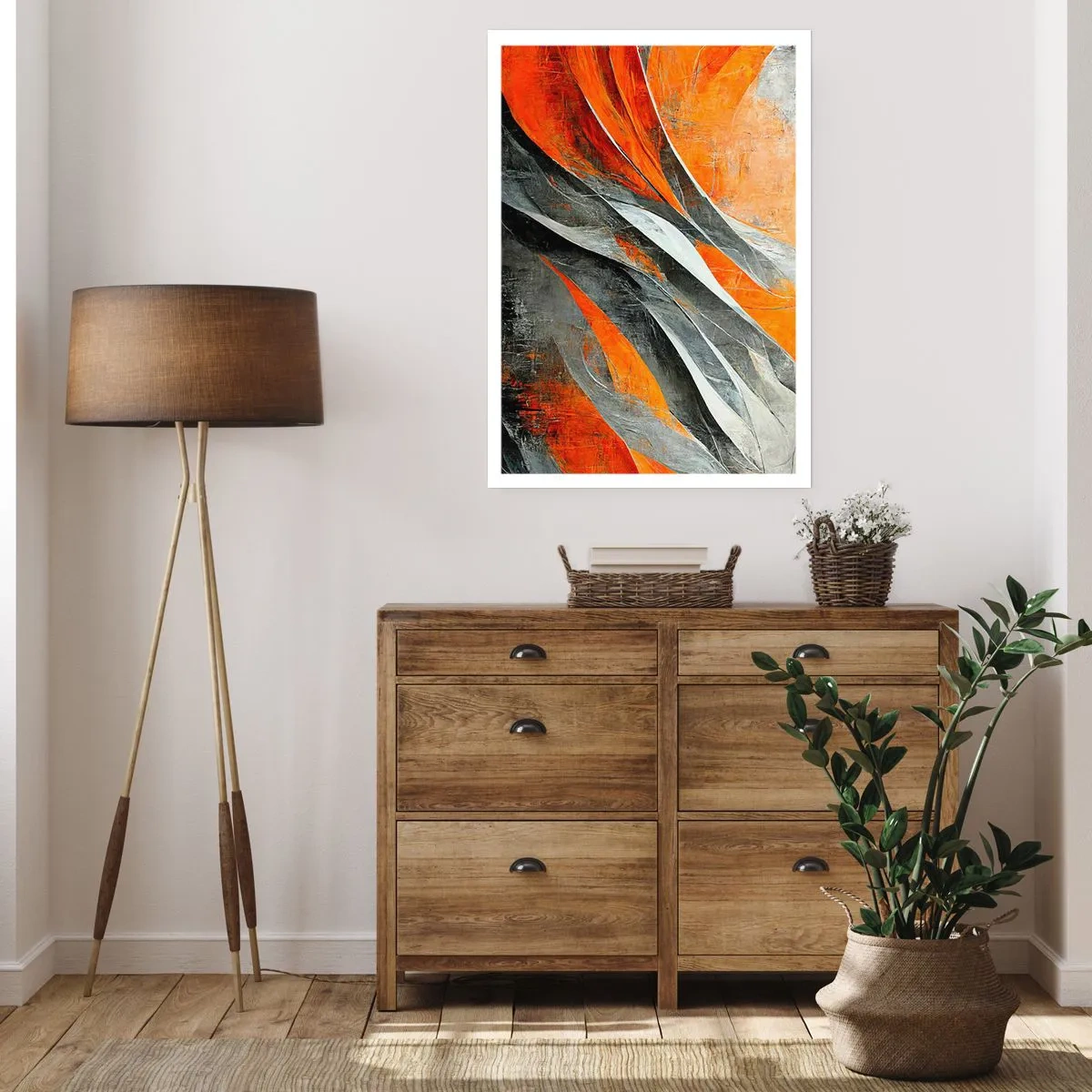 Poster - Hitze und Kälte - 30x40 cm