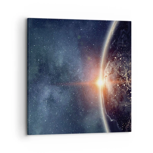 Bild auf Leinwand - Leinwandbild - In einer neuen Perspektive - 70x70 cm