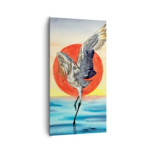 Bild auf Leinwand - Leinwandbild - Es ist Zeit zurückzugehen - 65x120 cm