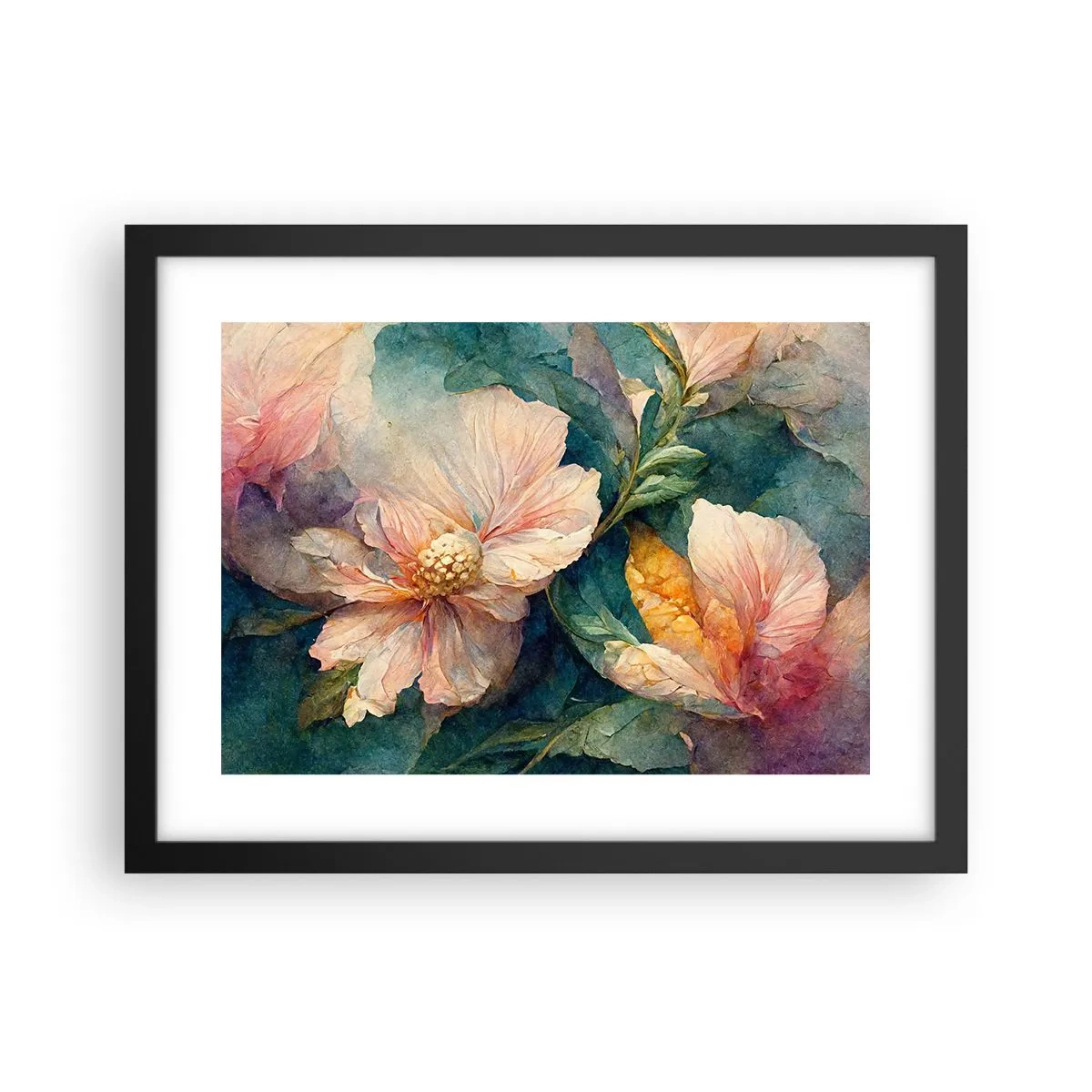 Poster in einem schwarzem Rahmen - Pure Subtilität - 40x30 cm