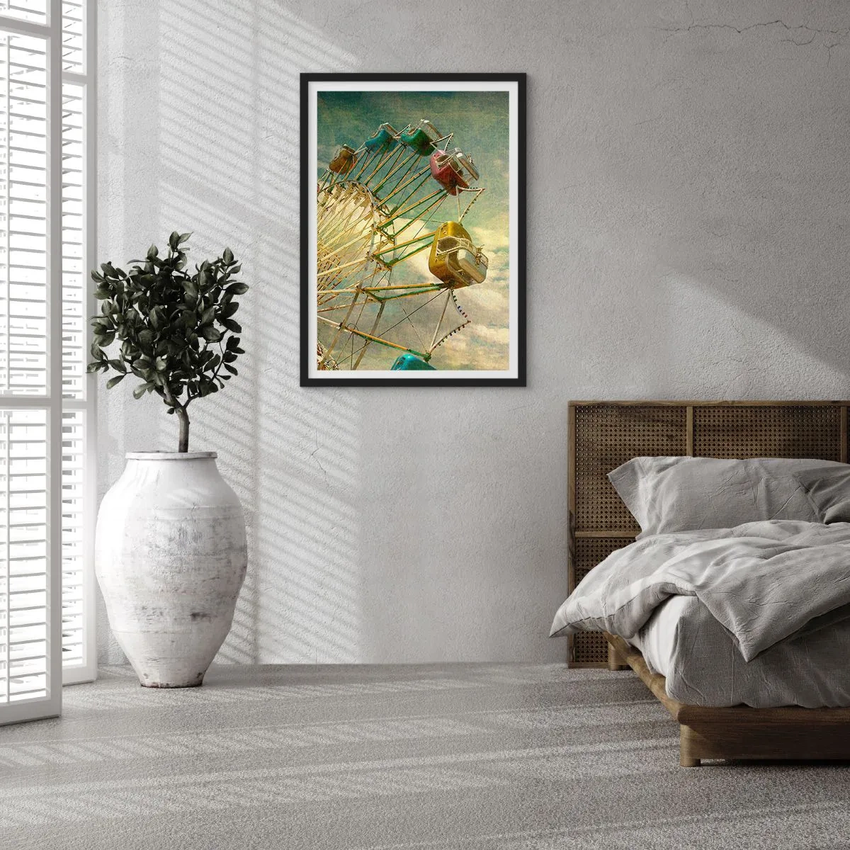 Poster in einem schwarzem Rahmen - Es wird Spaß geben ... - 30x40 cm