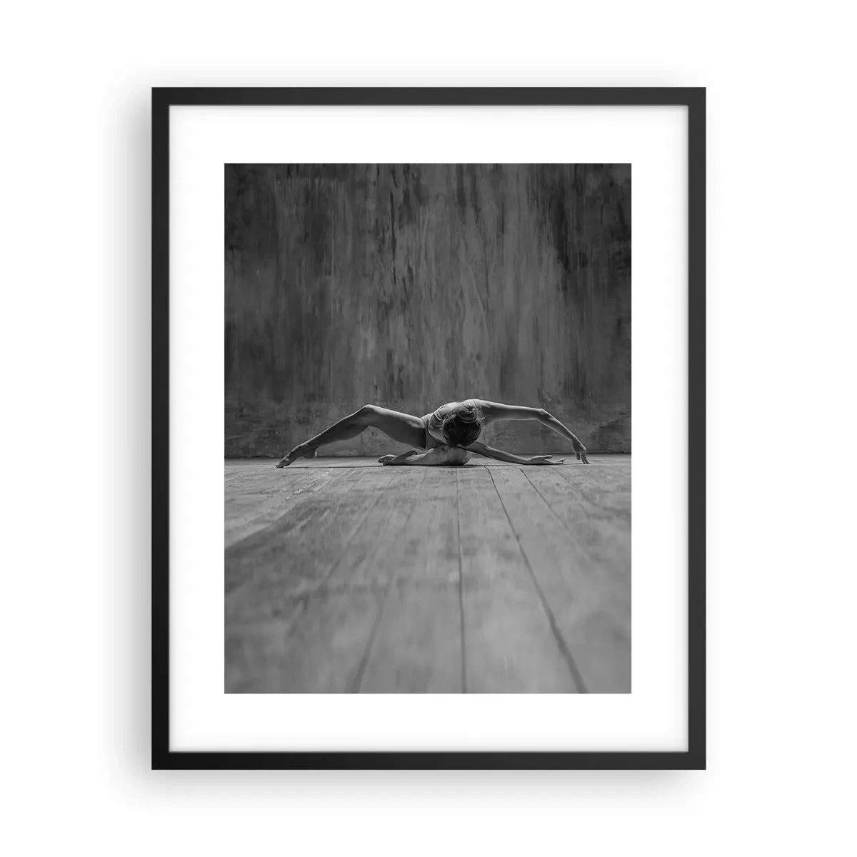 Poster in einem schwarzem Rahmen - Symmetrie gefunden - 40x50 cm