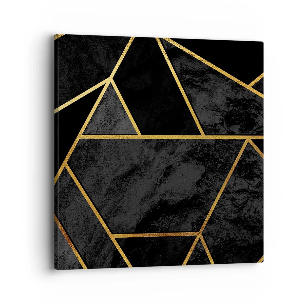 Bild auf Leinwand - Leinwandbild - Dunkelheit und Glanz - 40x40 cm