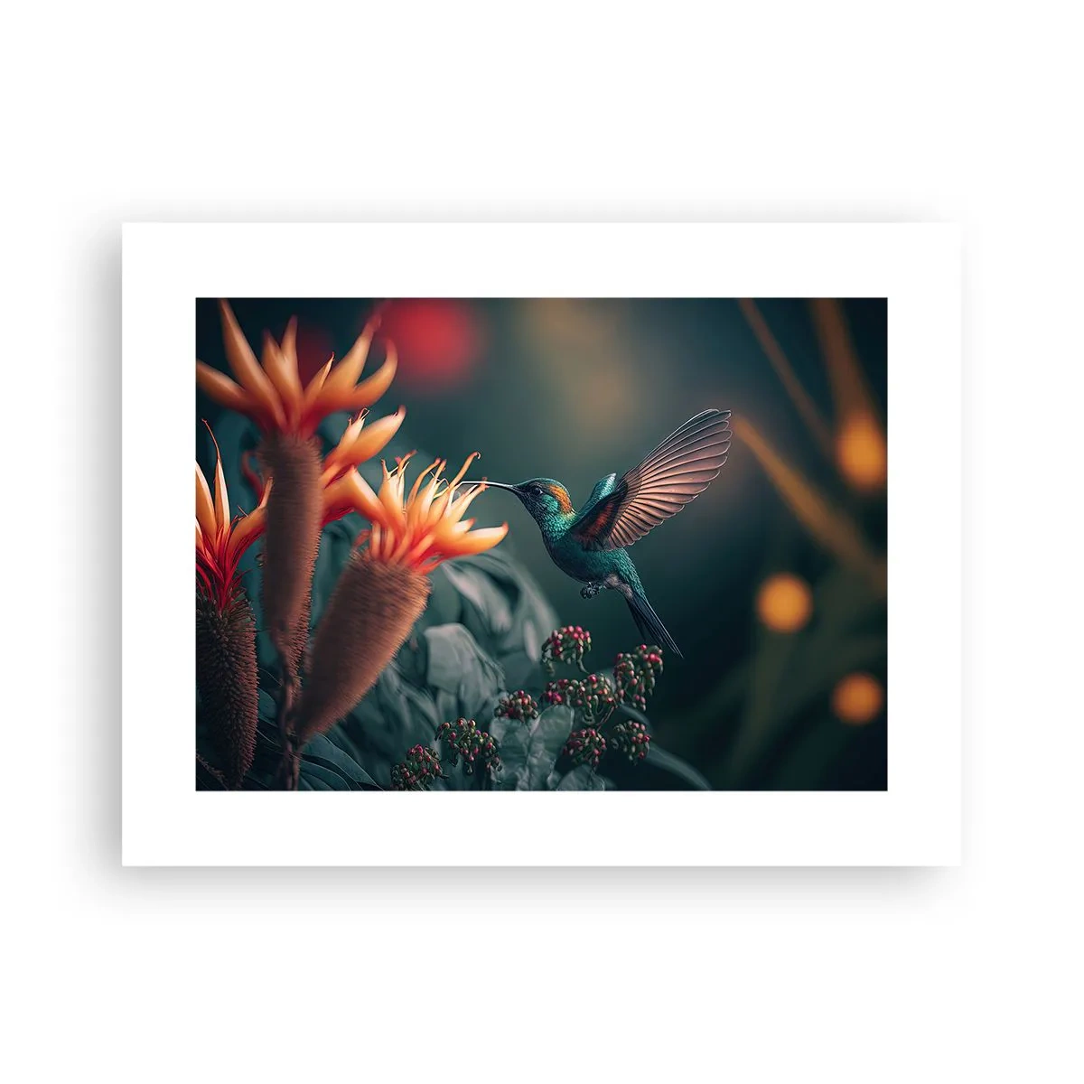 Poster - Wirklich buntes Leben - 40x30 cm