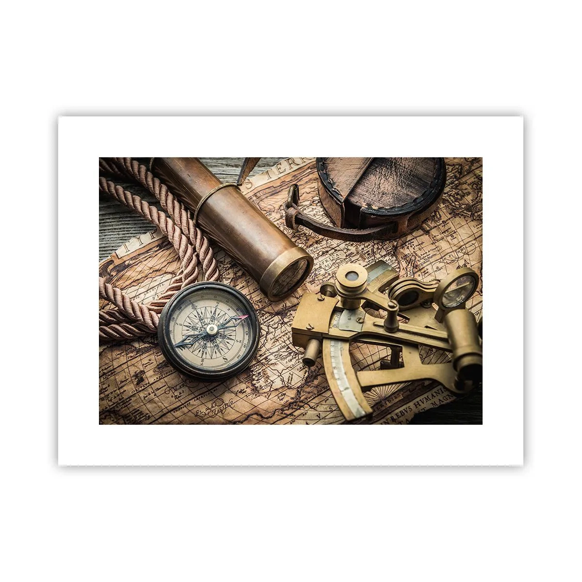 Poster - Setze Sie einen Kurs - 40x30 cm