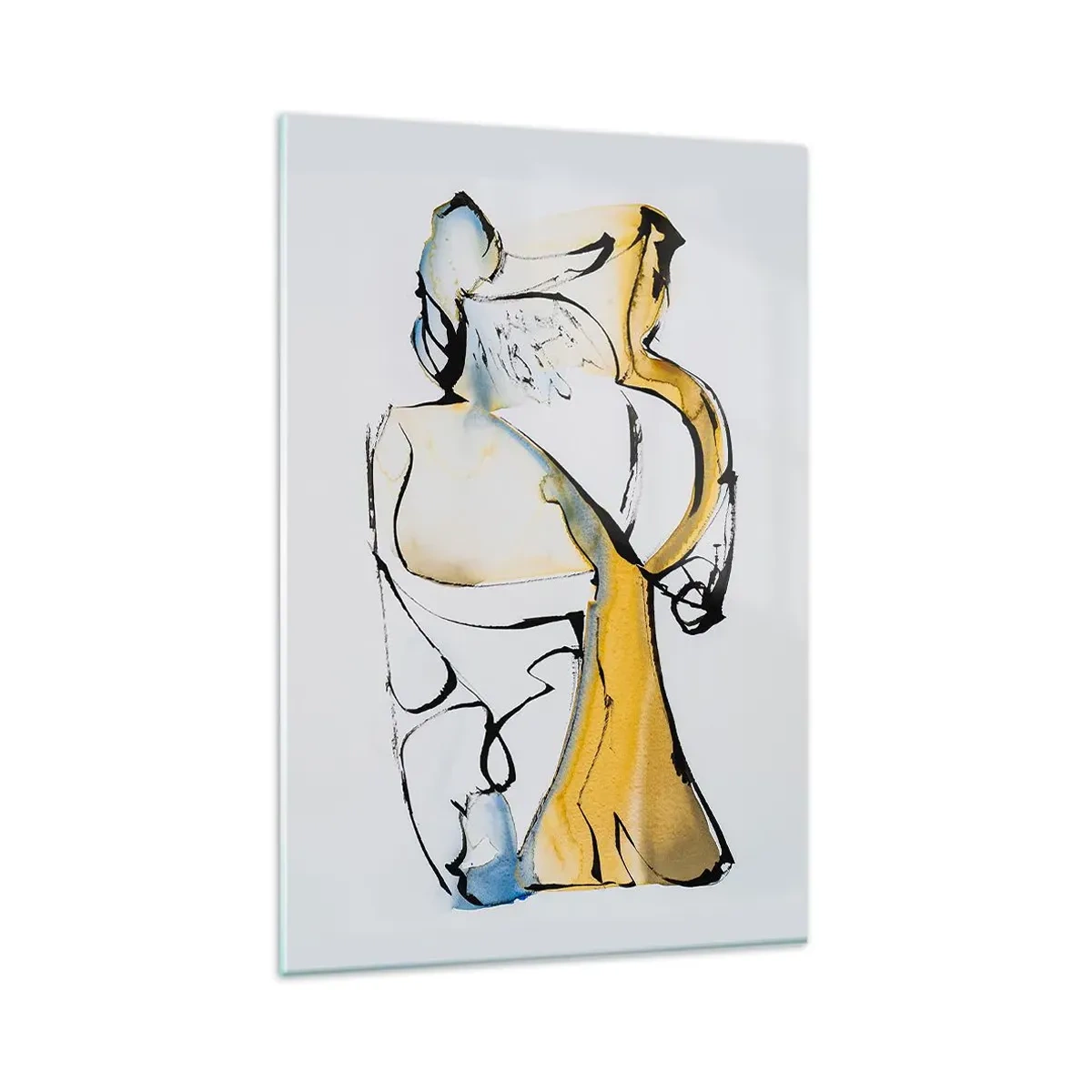 Glasbild - Bild auf glas - Abstraktion aus Glas - 80x120 cm