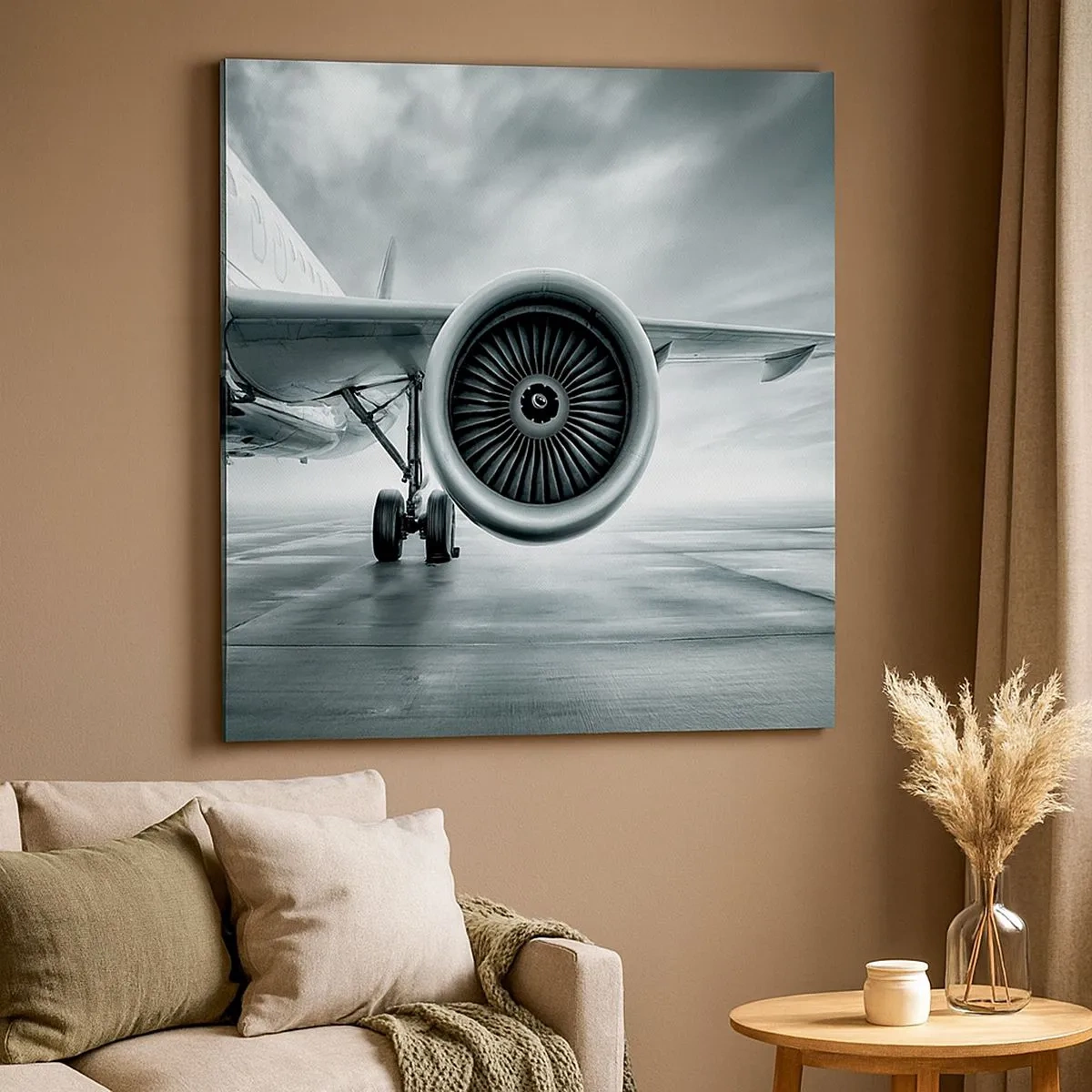 Bild auf Leinwand - Leinwandbild - Die Macht ist da! - 30x30 cm