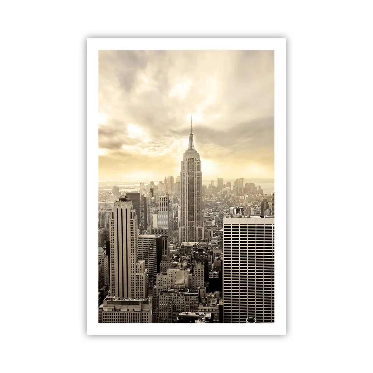 Poster - New York aus Grau - 61x91 cm