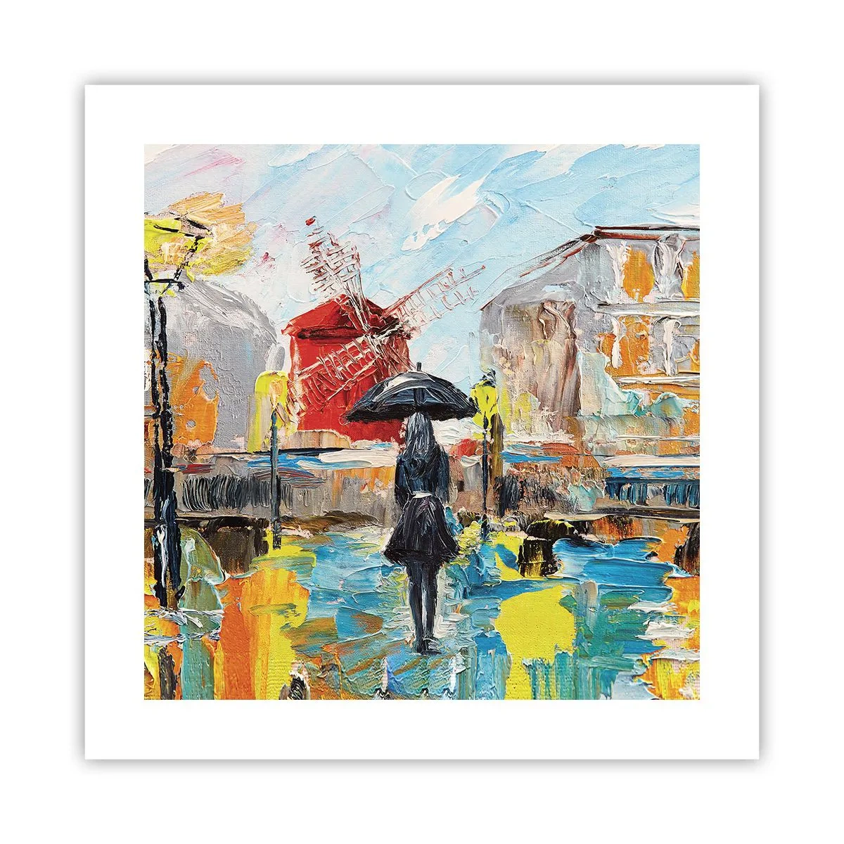 Poster - Pariser Legenden - 40x40 cm
