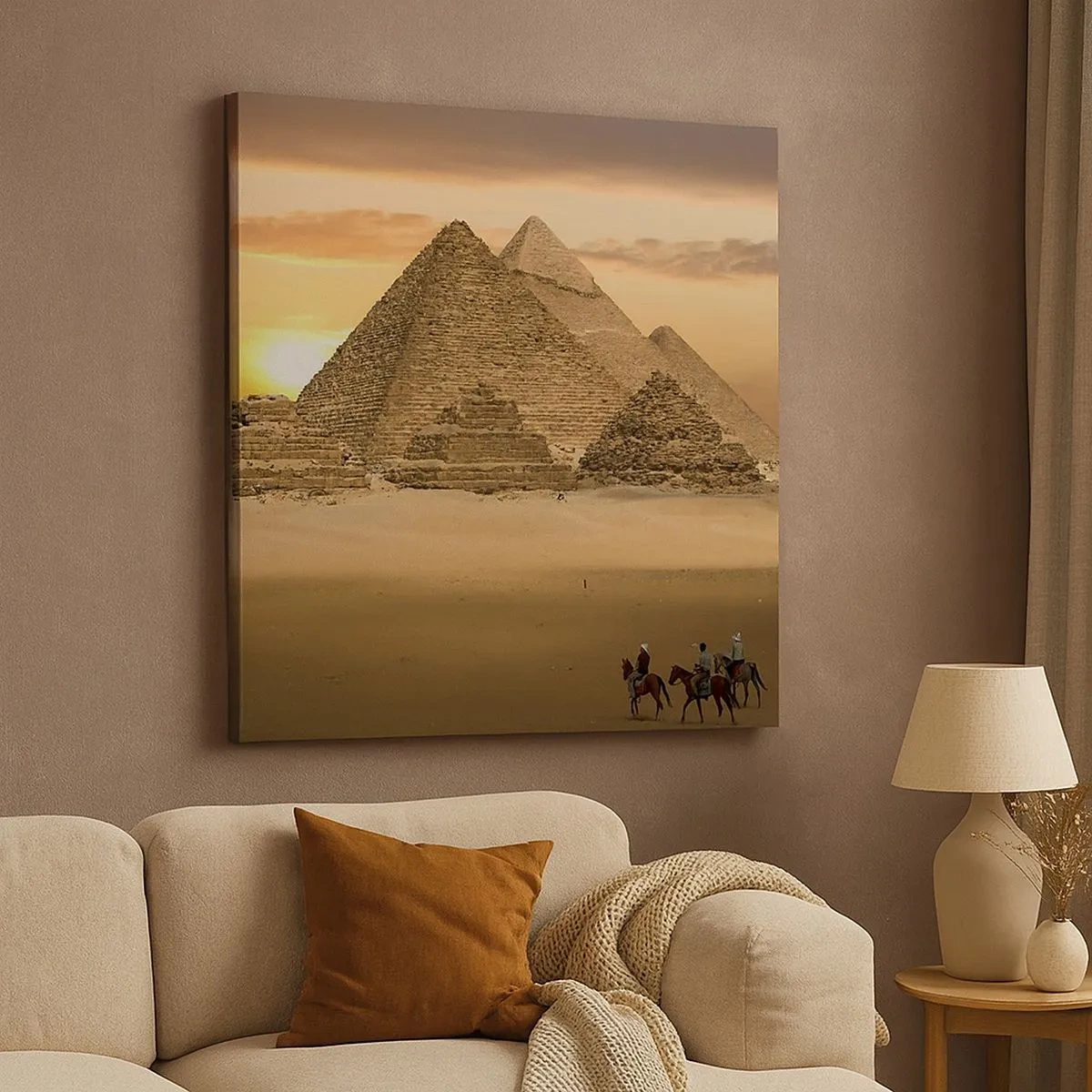 Bild auf Leinwand - Leinwandbild - Seit Tausenden von Jahren keine Veränderung - 30x30 cm