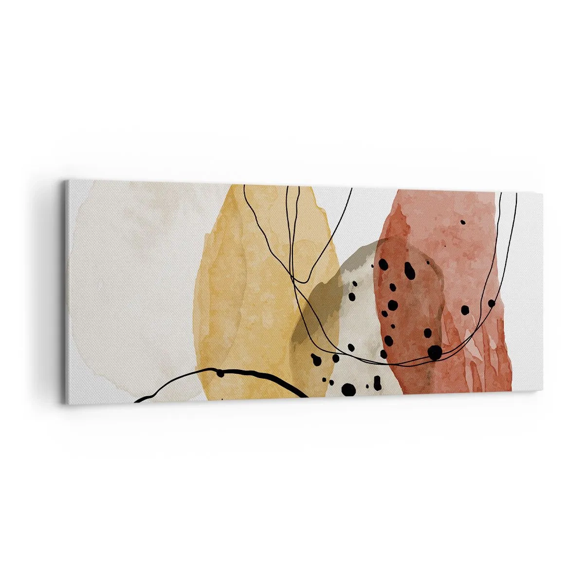 Bild auf Leinwand - Leinwandbild - Wie leichte, transparente Luft - 100x40 cm