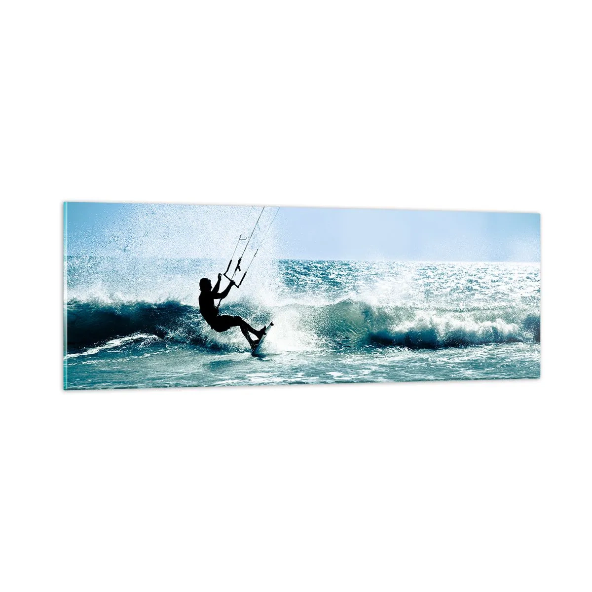 Glasbild - Bild auf glas - Hinreißen lassen - 90x30 cm