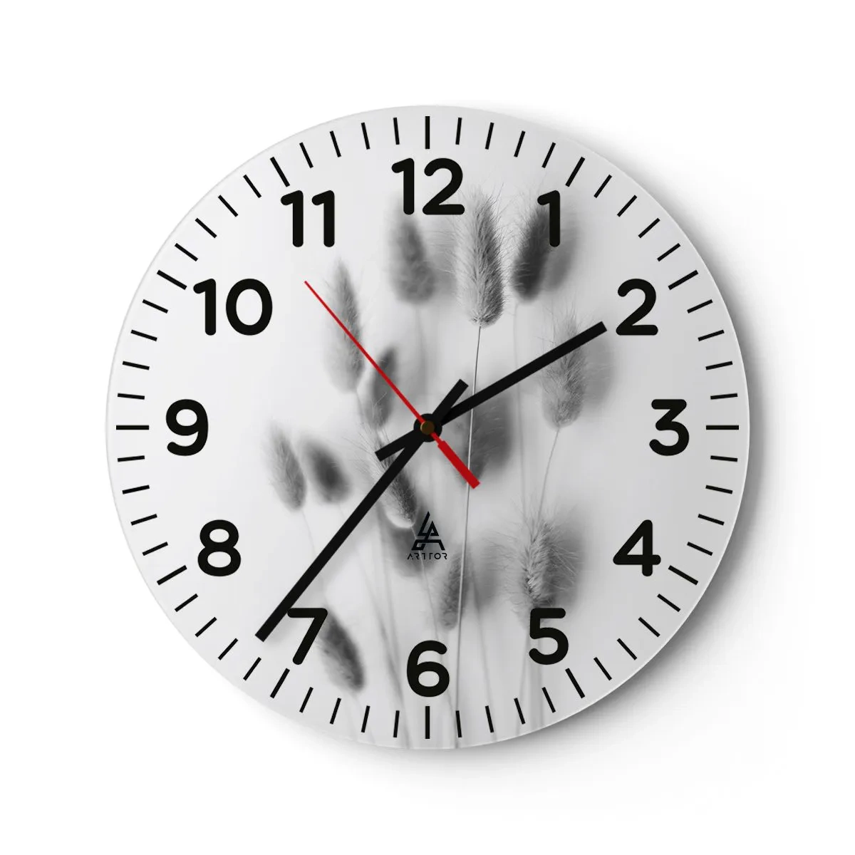 Wanduhr - Glasuhr - Eure flauschige Grashoheit - 40x40 cm