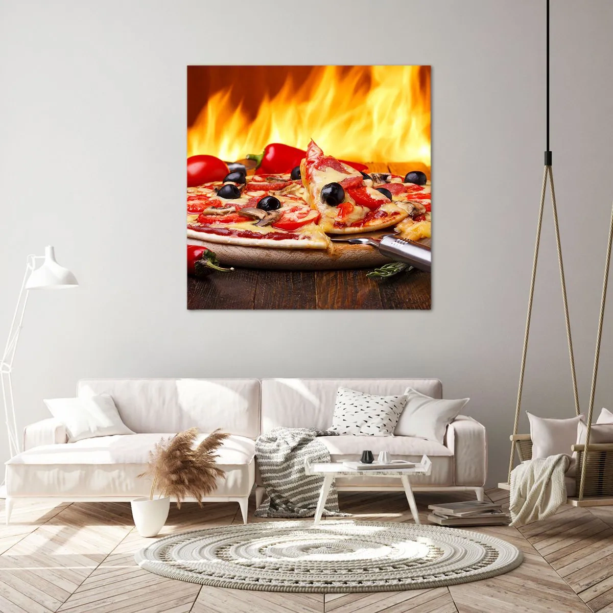 Bild auf Leinwand - Leinwandbild - Aus Italien mit Liebe - 40x40 cm