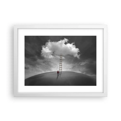 Poster in einem weißen Rahmen - Alles ist möglich - 40x30 cm