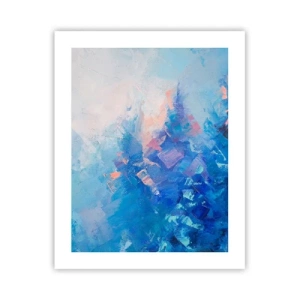 Poster - Winter-Abstraktion - 40x50 cm