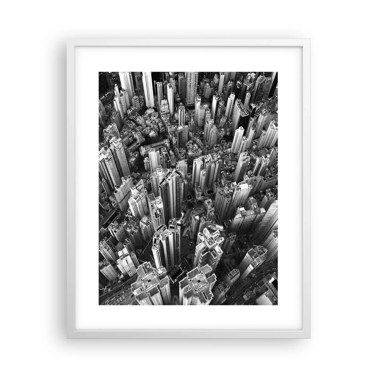 Poster in einem weißen Rahmen - Immer höher und höher - 40x50 cm