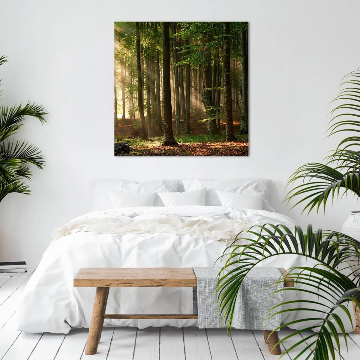 Bild auf Leinwand - Leinwandbild - Strahlend an einem Frühlingsmorgen - 60x60 cm