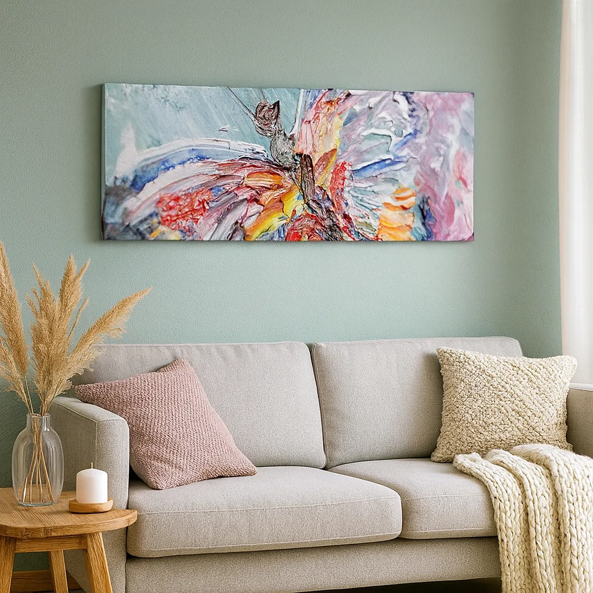 Bild auf Leinwand - Leinwandbild - Von der Natur gemalt - 30x30 cm