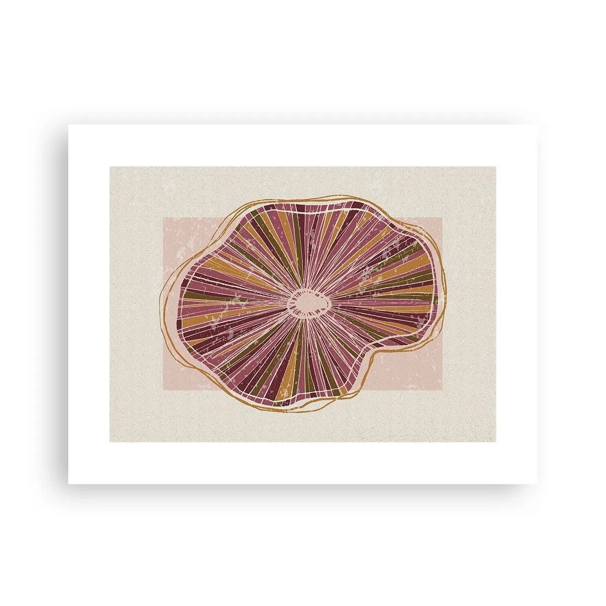 Poster - Strahlende Abstraktion - 40x30 cm