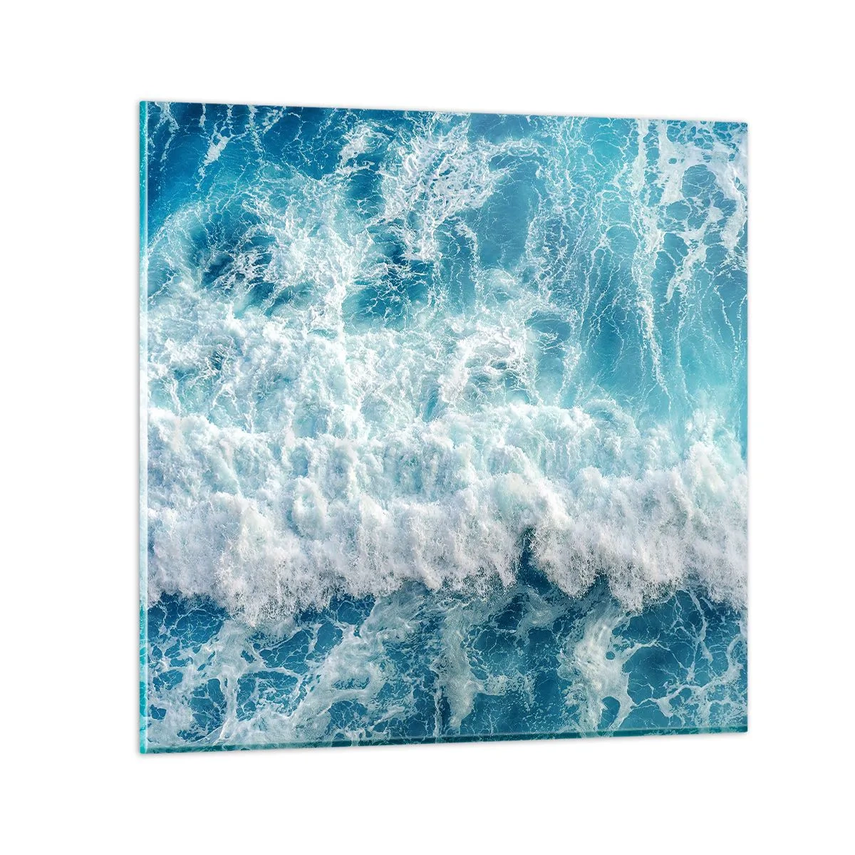 Glasbild - Bild auf glas - Freudig und springend - 40x40 cm