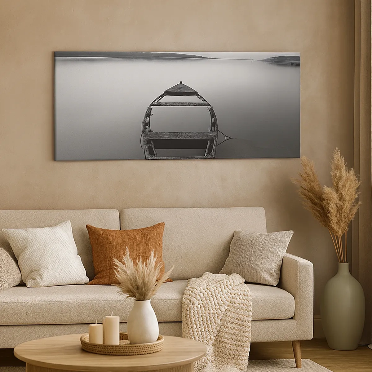 Bild auf Leinwand - Leinwandbild - Sehnsucht und Melancholie - 30x30 cm