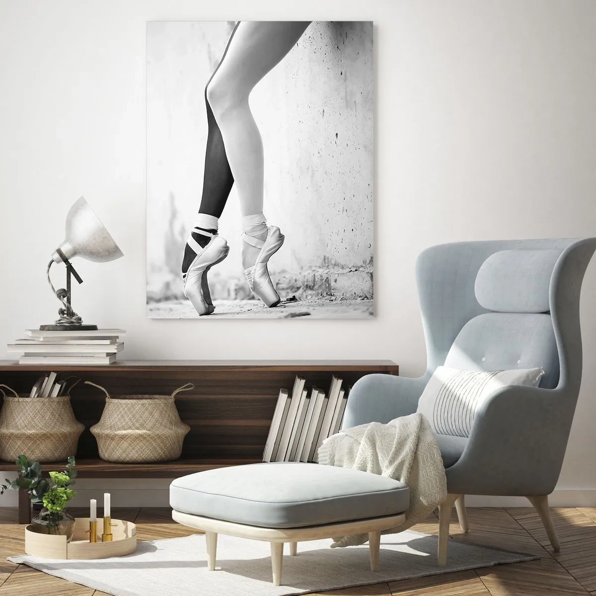 Glasbild - Bild auf glas - Ballerina, voilà! - 80x120 cm