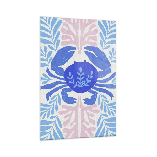 Glasbild - Bild auf glas - Wie eine Meeresblume - 80x120 cm