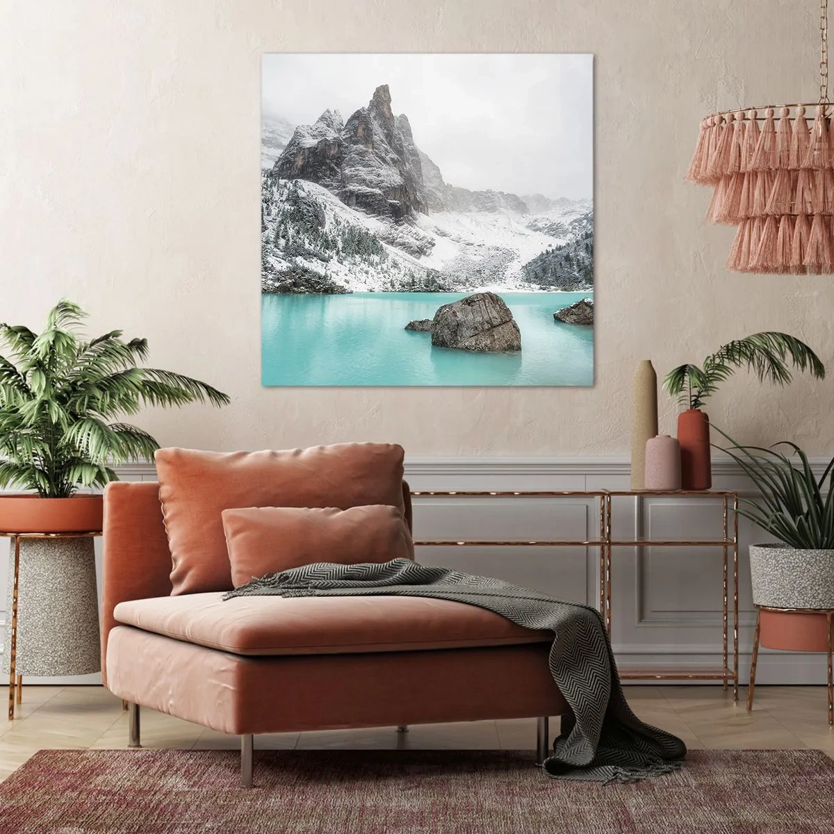 Bild auf Leinwand - Leinwandbild - Auf der Hut - 40x40 cm