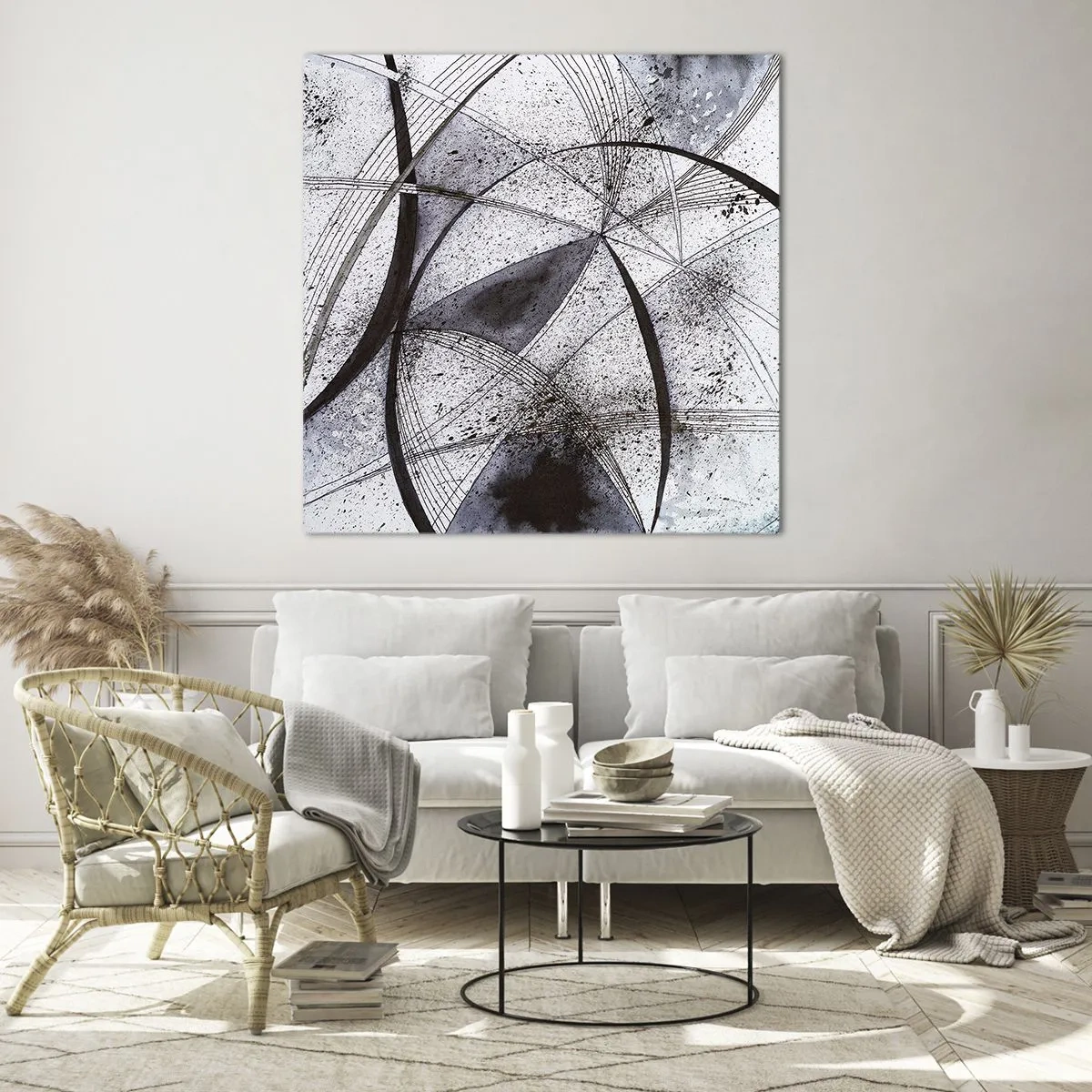 Glasbild - Bild auf glas - Futuristische Fantasie - 30x30 cm