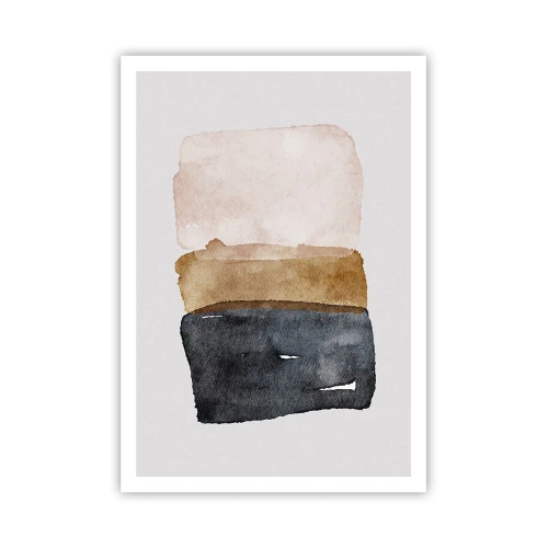 Poster - Die Komposition der Farben der Erde - 70x100 cm