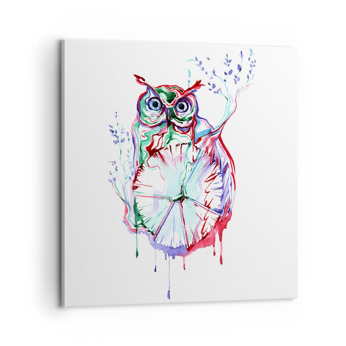 Bild auf Leinwand - Leinwandbild - Von Natur aus klug - 60x60 cm